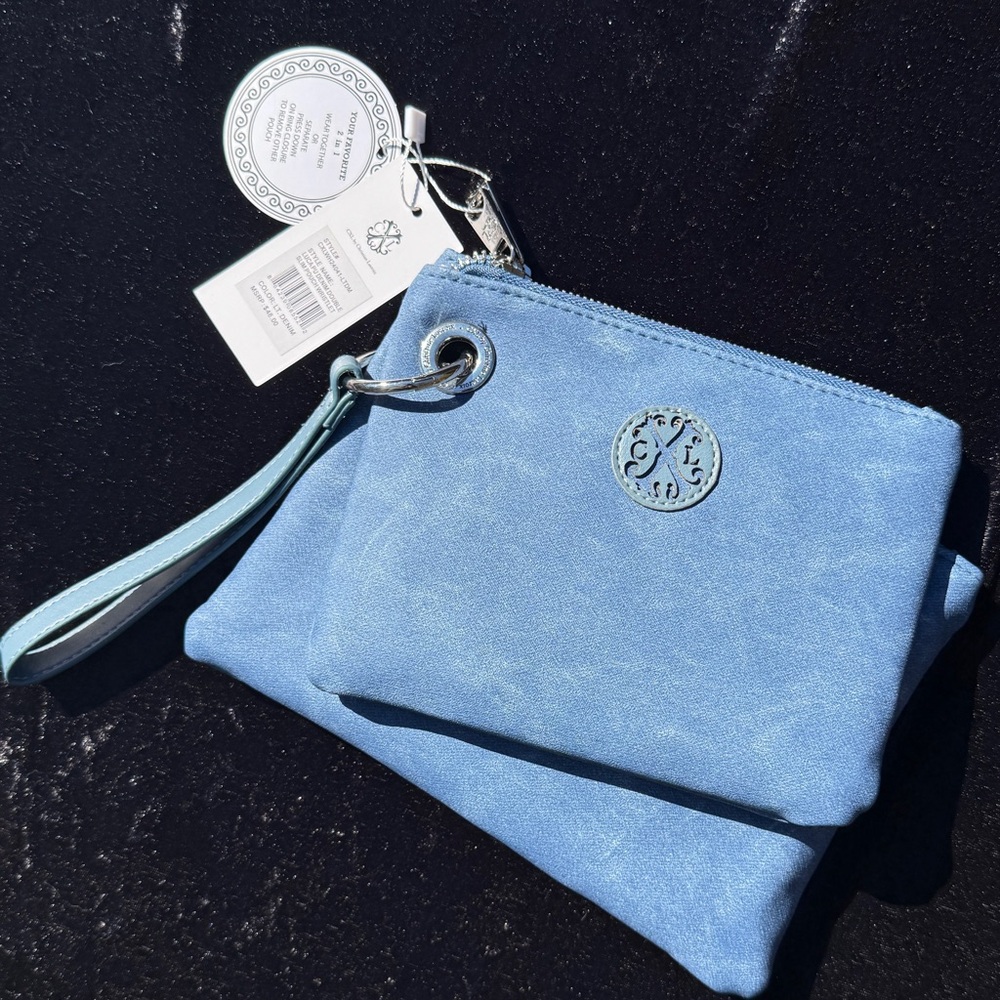 Christian Lacroix Light Blue Wristlet Set